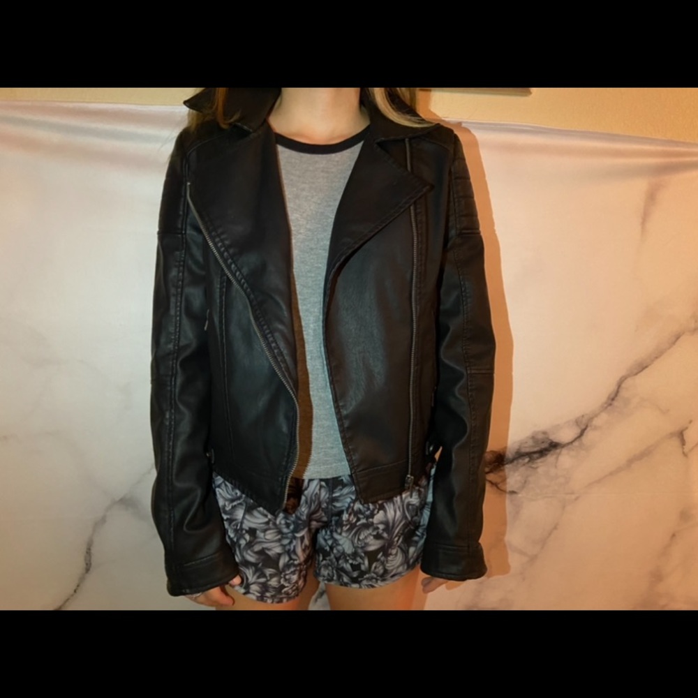 Brandy Melville leather jacket